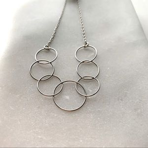 NEW sliver plated hoop slider adjustable bracelet